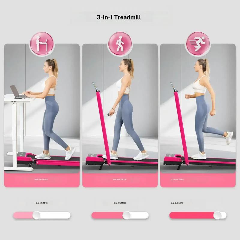 YAGUD Smart Foldable Treadmill - Compact Home Fitness with LED Display & Smart Control