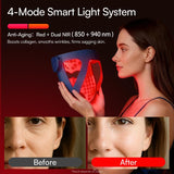 INIA GLOW 940 nm 4D LED Mask – Dual NIR 940 + 850 nm Deep Penetration for Deeper Repair, Visible Lift & Lasting Radiance