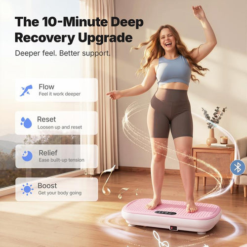 MERACH 200W Vibration Plate - Rapid Body Transformation Through Professional Vibration Therapy