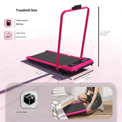 YAGUD Smart Foldable Treadmill - Compact Home Fitness with LED Display & Smart Control