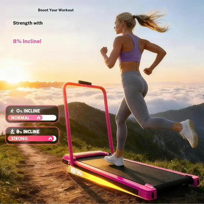 YAGUD Smart Foldable Treadmill - Compact Home Fitness with LED Display & Smart Control