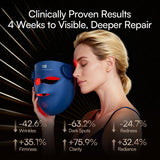 INIA GLOW 940 nm 4D LED Mask – Dual NIR 940 + 850 nm Deep Penetration for Deeper Repair, Visible Lift & Lasting Radiance